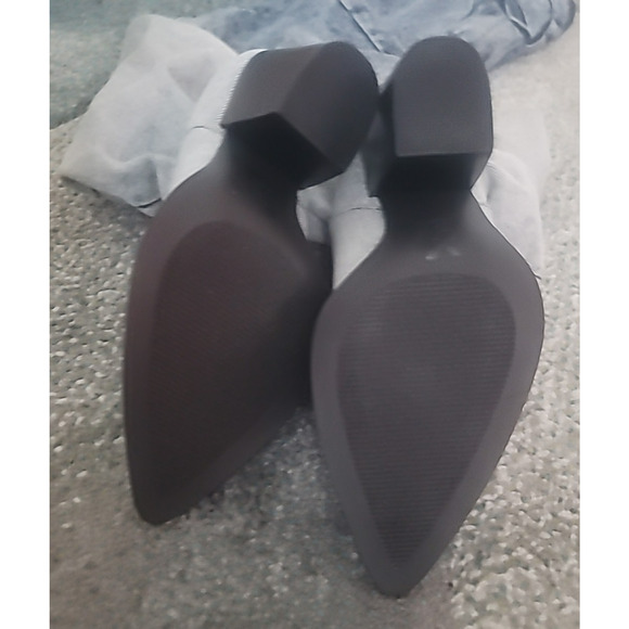 Steve Madden Women's Boots Landy Denim 6.5 M Over-The-Knee Cowboy Boots - Picture 5 of 12